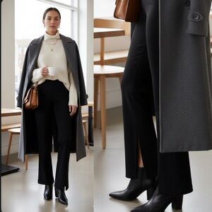 SPANX The Perfect Double Slit Flare in Black size Medium style 20543R